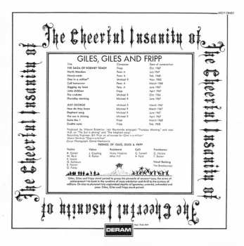 CD Giles, Giles And Fripp: The Cheerful Insanity Of Giles, Giles & Fripp = チアフル・インサニティ・オブ・ジャイルズ、ジャイルズ＆フリップ +6 LTD