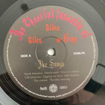 LP Giles, Giles And Fripp: The Cheerful Insanity Of Giles, Giles And Fripp