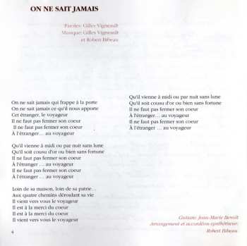 CD Gilles Vigneault: Le Chant Du Portageur