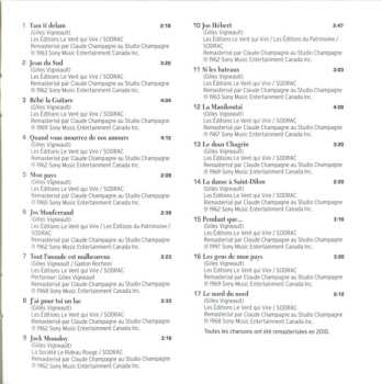 CD Gilles Vigneault: Les Années Soixante