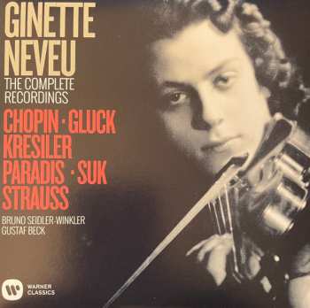 4CD/Doos Ginette Neveu: The Complete Recordings