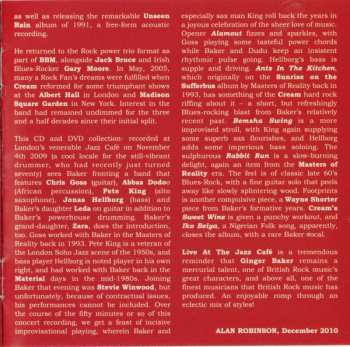 CD/DVD Ginger Baker: Live In London 2009
