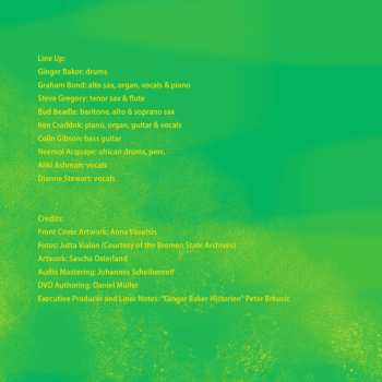 CD/DVD Ginger Baker's Air Force: What A Day (Beat Club 1970)