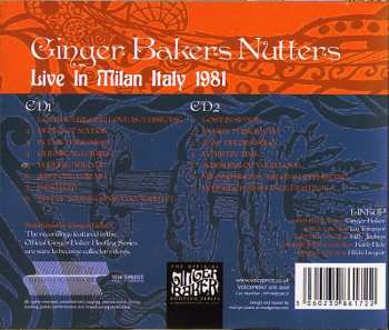 2CD Ginger Baker's Nutters: Live In Milan Italy 1981
