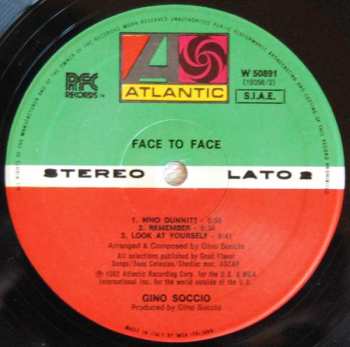 LP Gino Soccio: Face To Face