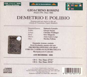 2CD/Doos Gioacchino Rossini: Demetrio E Polibio