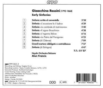 CD Gioacchino Rossini: Early Sinfonias
