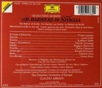 2CD/Doos Claudio Abbado: Il Barbiere Di Siviglia 