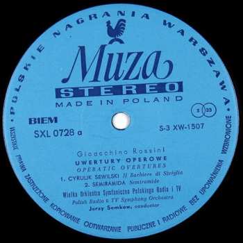 LP Gioacchino Rossini: Jerzy Semkow Conducts Rossini Overtures