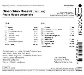 2CD Gioacchino Rossini: Petite Messe Solennelle