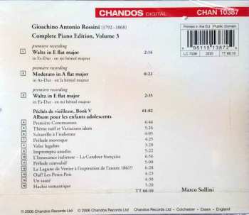 CD Gioacchino Rossini: Rossini: Complete Piano Edition (Volume 3)