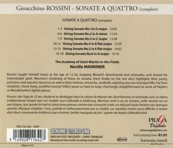 CD Sir Neville Marriner: Sonate A Quattro Complete