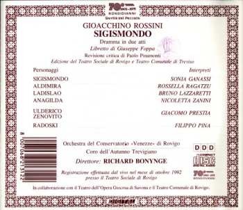 2CD Gioacchino Rossini: Sigismondo