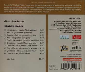 CD Ferenc Fricsay: Stabat Mater