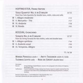 SACD Gioacchino Rossini: String Sonatas Nos 4 – 6 / Solo Quartets Nos 3 & 4