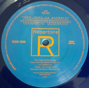 LP Giorgio Moroder: From Here To Eternity LTD | CLR