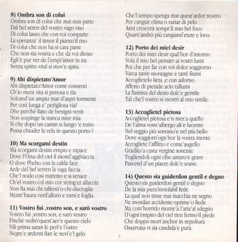 CD Fortuna Ensemble: Il Primo Libro Dei Madrigali A Quattro Voci Sopra Quindici Stanze Di M. Bernardo Tasso