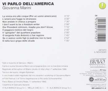 CD Giovanna Marini: Vi Parlo Dell'America