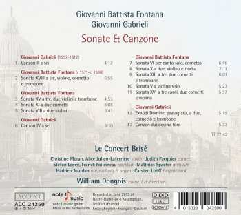 CD Giovanni Gabrieli: Sonate & Canzone