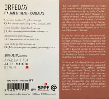 CD Giovanni Battista Pergolesi: Orfeo(s). Italian And French Cantatas