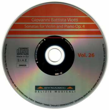 CD Félix Ayo: Sonatas For Violin And Piano Op. 4