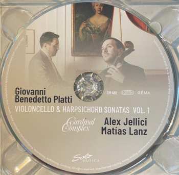 CD Giovanni Benedetto Platti: Violoncello & Harpsichord Sonatas Vol.1