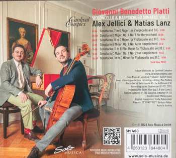 CD Giovanni Benedetto Platti: Violoncello & Harpsichord Sonatas Vol.1
