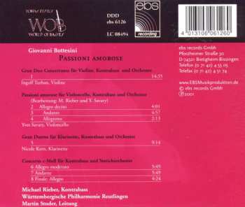 CD Giovanni Bottesini: Passioni Amorose