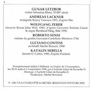 CD Gunar Letzbor: Capricci Armonici Opera Qvarta