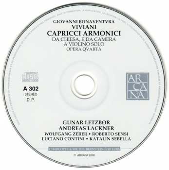 CD Gunar Letzbor: Capricci Armonici Opera Qvarta