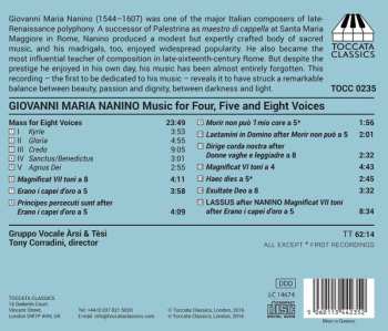CD Gruppo Vocale Àrsi & Tèsi: Music For Four, Five And Eight Voices