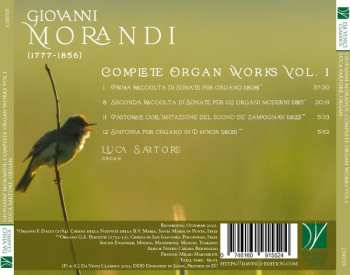 CD Giovanni Morandi: Complete Organ Works Vol. 1