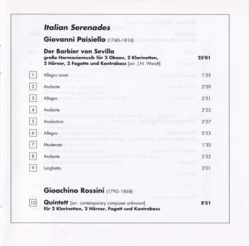 CD Gioacchino Rossini: Italian Serenades