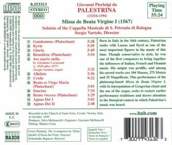 CD Giovanni Pierluigi da Palestrina: Missa de Beata Virgine I (1567)