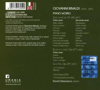 CD Giovanni Rinaldi: Piano  Works