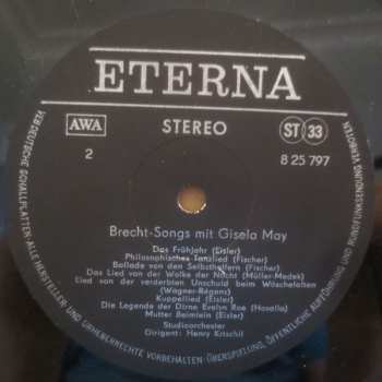 LP Gisela May: Brecht-Songs Mit Gisela May