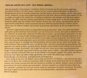 CD Gisle Kverndokk: Bokken Lasson - Sensibel Suksess