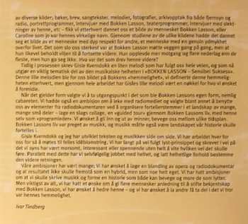 CD Gisle Kverndokk: Bokken Lasson - Sensibel Suksess