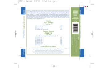 CD Giulio Regondi: Airs Variés • Rêverie / Polonaises • Rondino