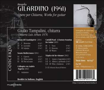 CD Giulio Tampalini: Works For Guitar (2002 - 2004) = Opere Per Chitarra