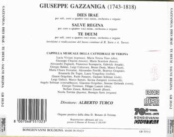 CD Giuseppe Gazzaniga: Dies Irae . Salve Regina . Te Deum