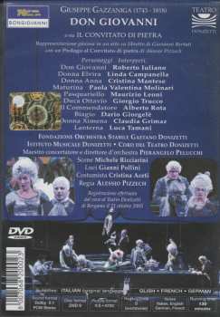 DVD Giuseppe Gazzaniga: Don Giovanni  O Sia Il Convitato Di Pietra