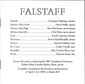 2CD/Doos Giuseppe Verdi: Falstaff