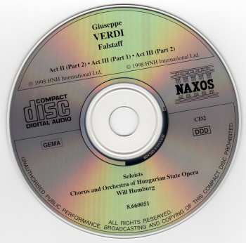 2CD Giuseppe Verdi: Falstaff