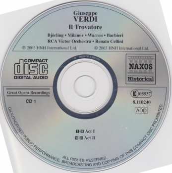 2CD Giuseppe Verdi: Il Trovatore