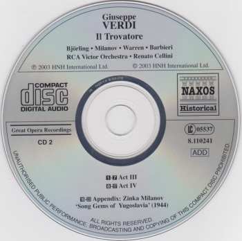 2CD Giuseppe Verdi: Il Trovatore