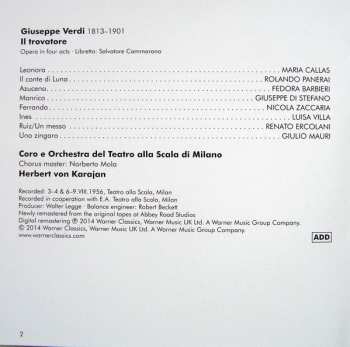 2CD Maria Callas: Il Trovatore