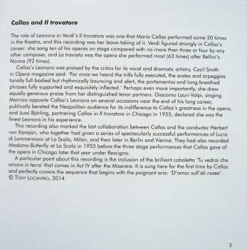 2CD Maria Callas: Il Trovatore