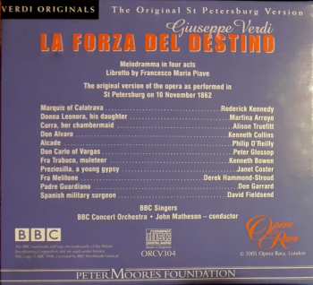 3CD/Doos Giuseppe Verdi: La Forza Del Destino (Original St Petersburg Version)