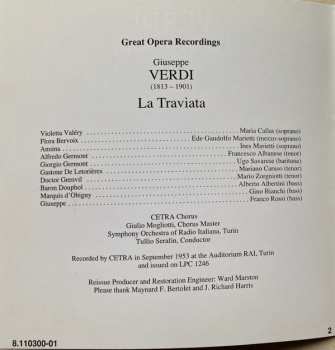 2CD Maria Callas: La Traviata